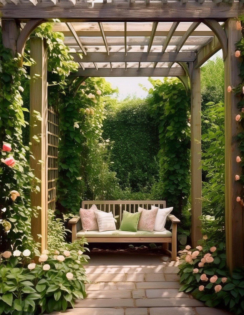 Privacy-Focused Pergola