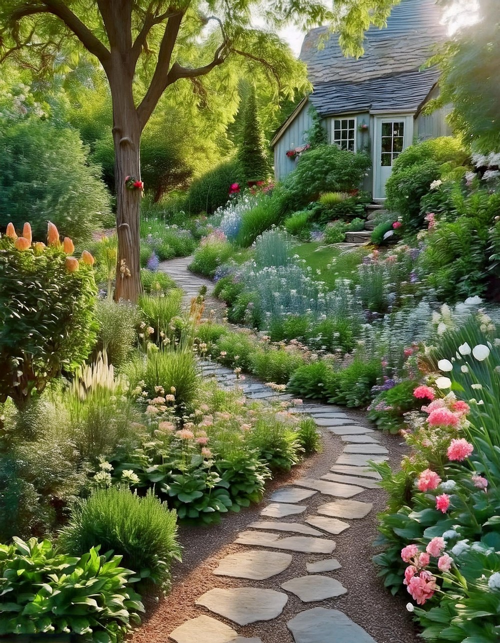 Quaint Garden Pathways