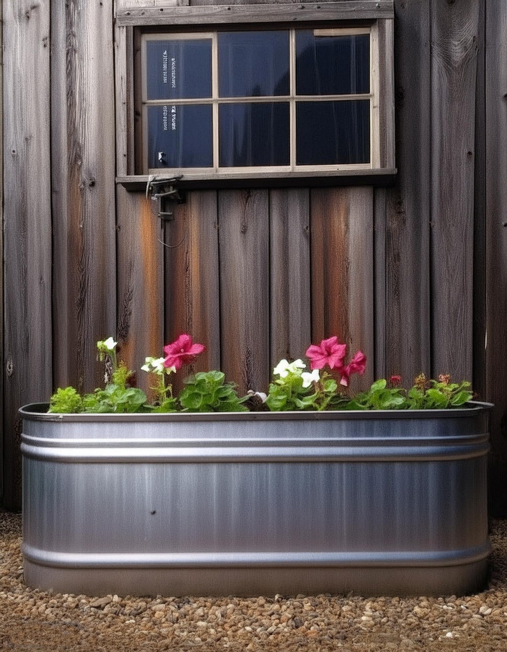 Reclaim Metal Trough for Raised Bed