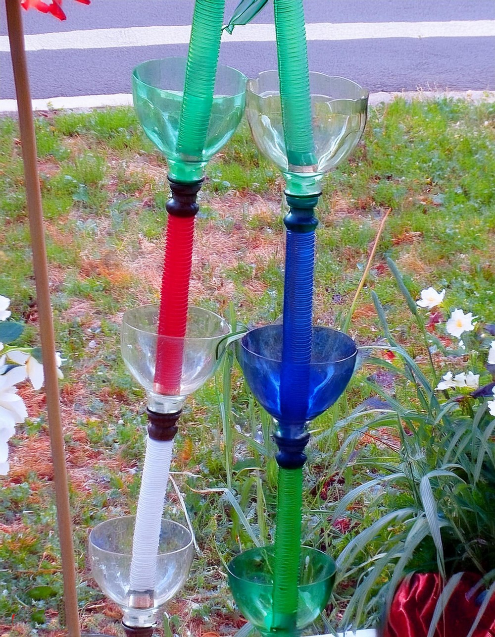 Recycled Household Item Rain Chain