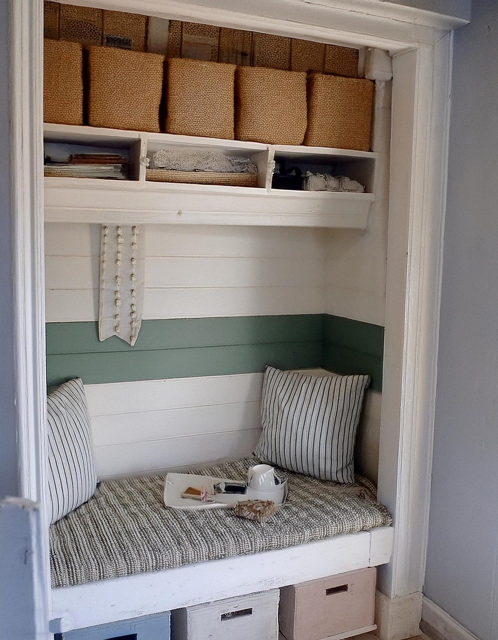 Repurpose An Entryway Coat Closet