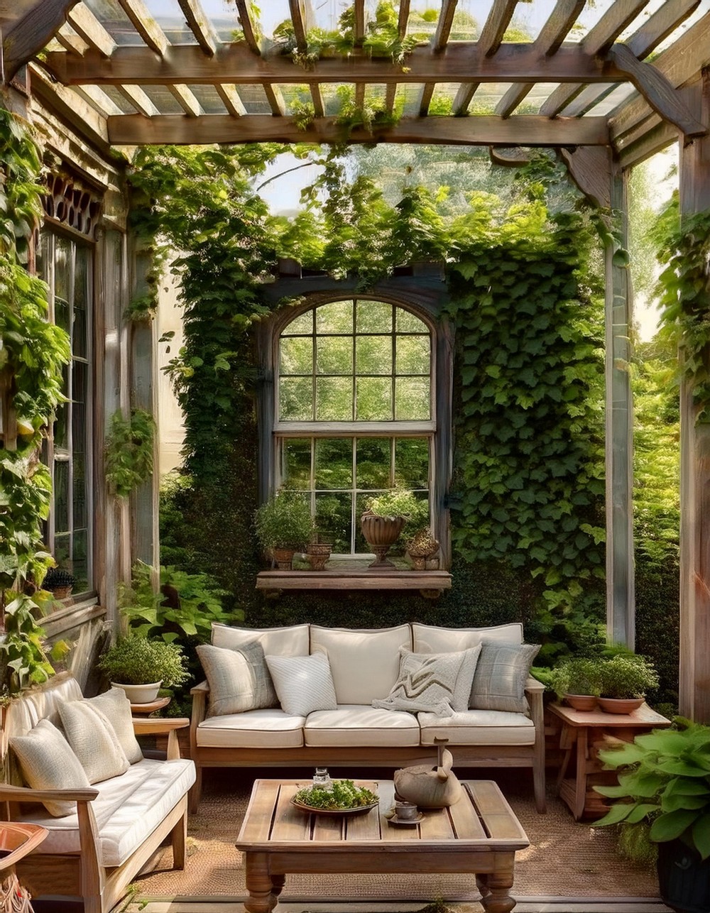 Rustic Charm Pergola