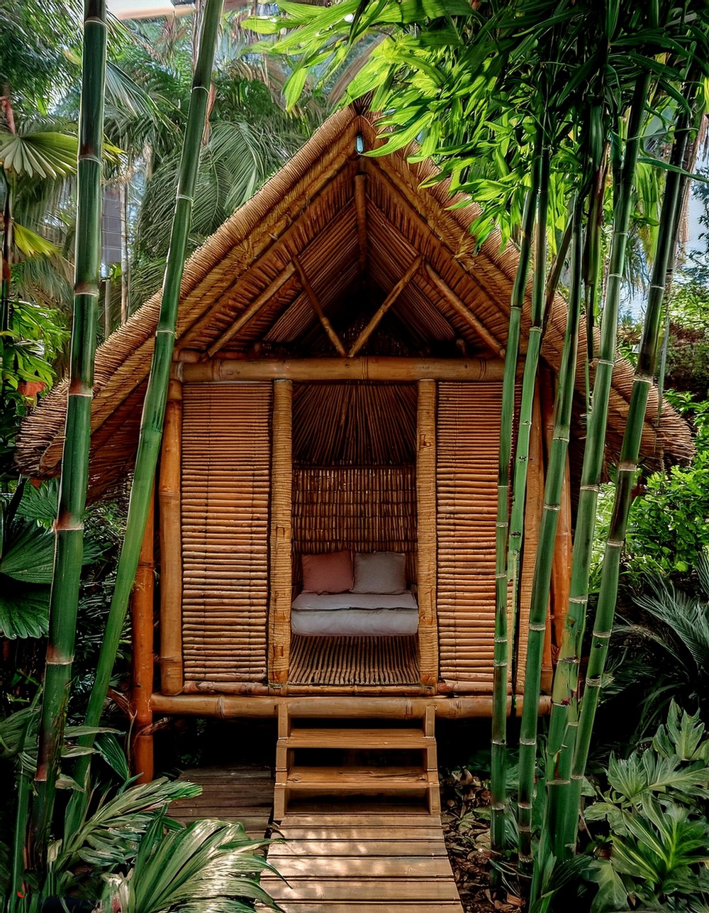 Secluded Bamboo Hut