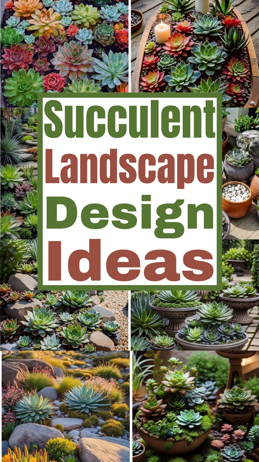 Succulent Landscape Design Ideas