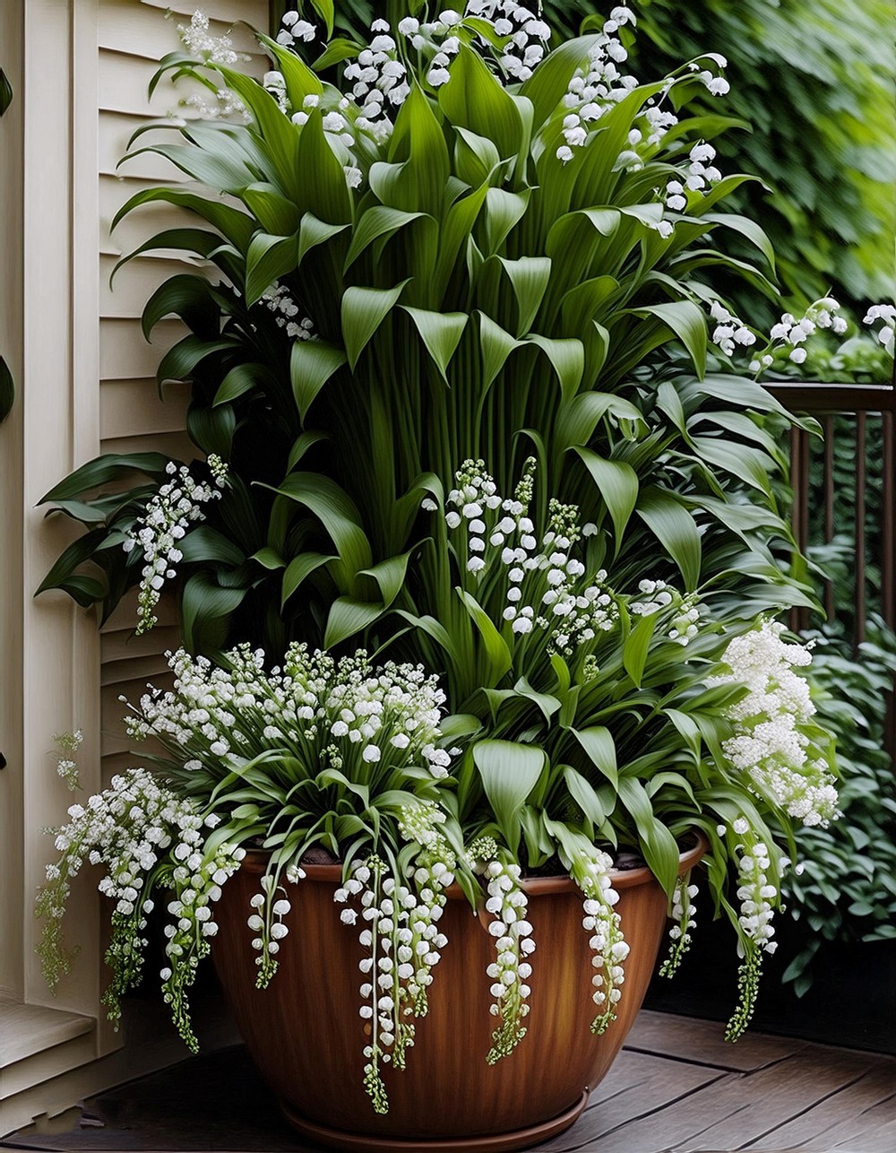 Use Lily of the Valley in a Container Garden for a Pop of Color