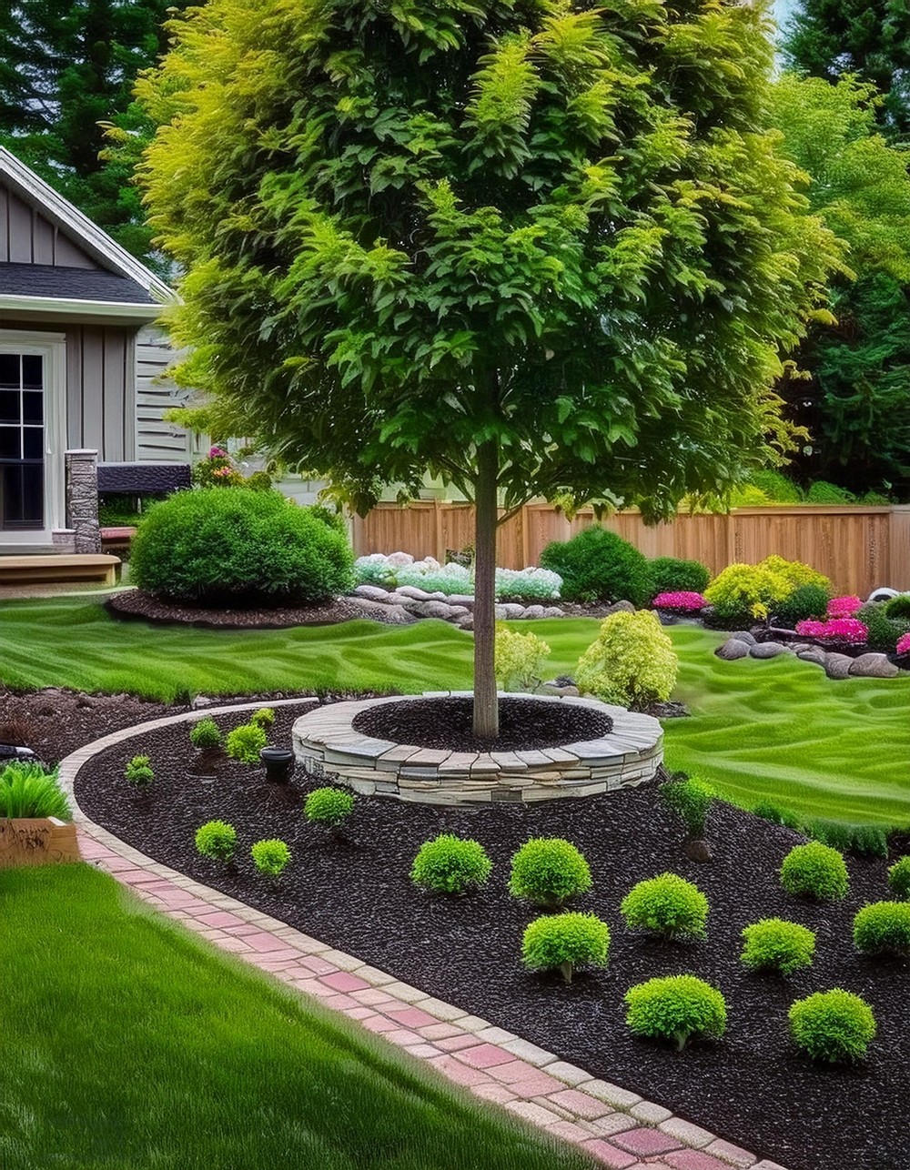 Use a Tree Well or Tree Pit to Define the Space