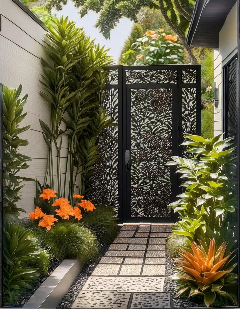 Using Decorative Screens and Panels for Added Privacy