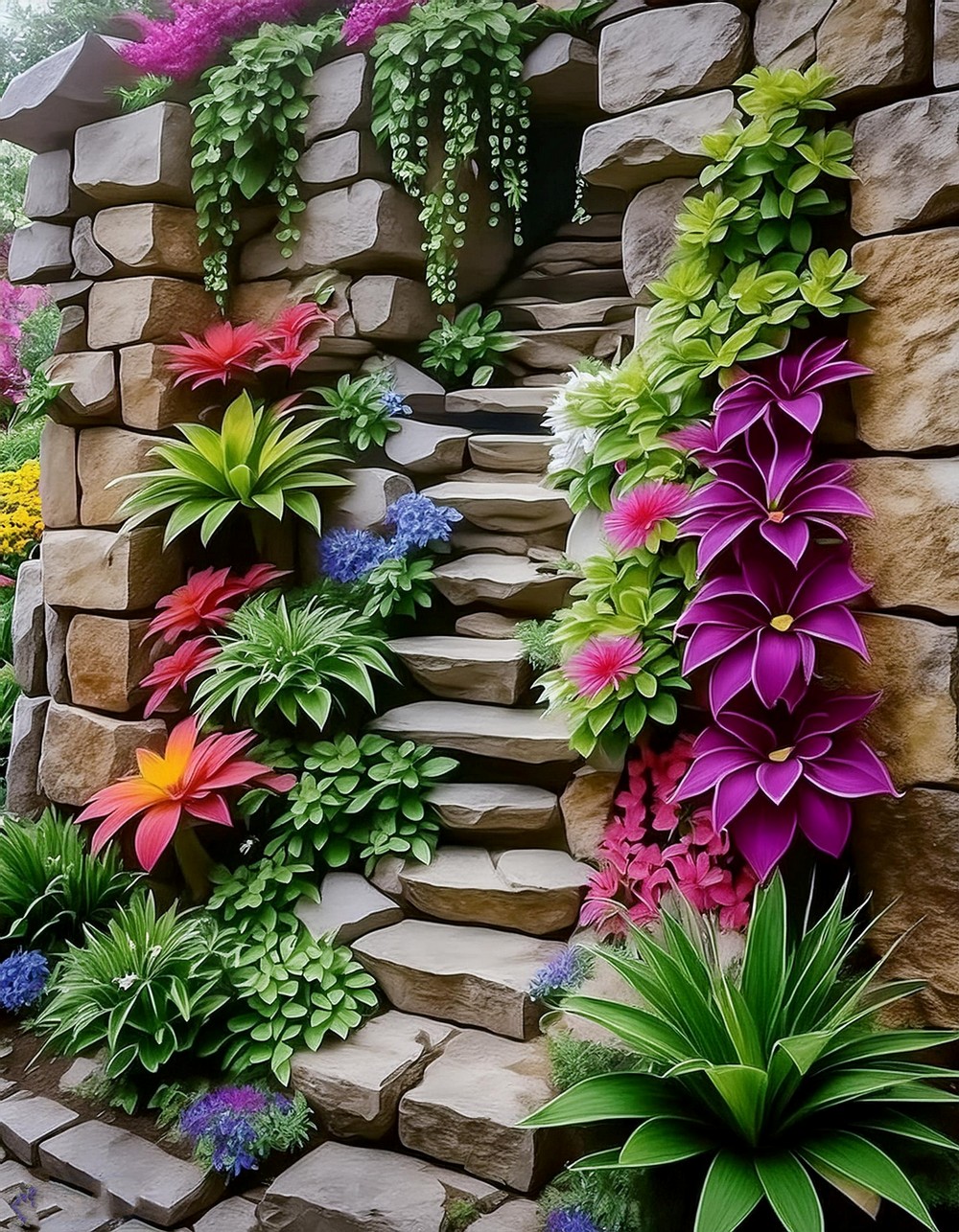 Vertical Rock Garden