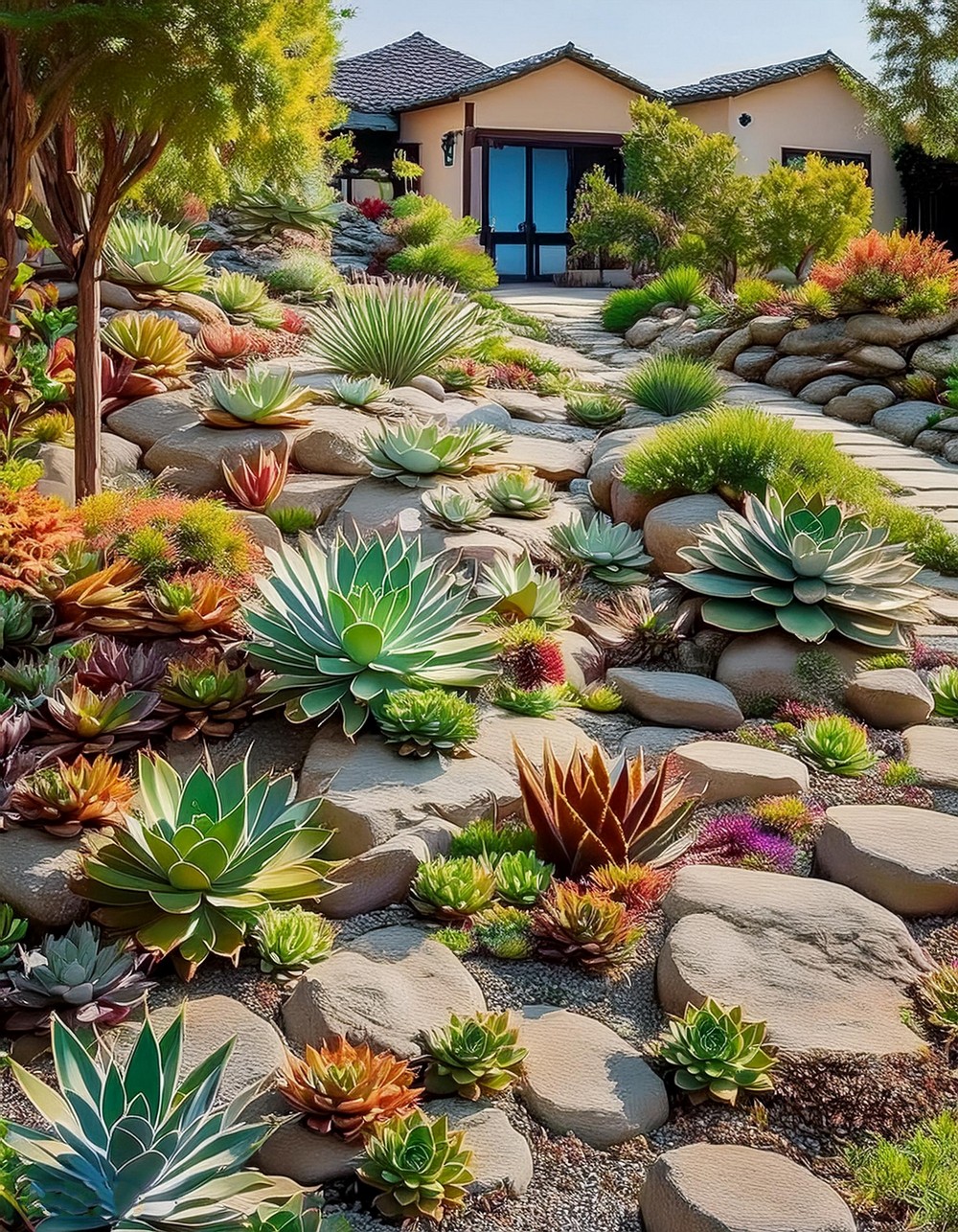 Water-Efficient Succulent Lawns