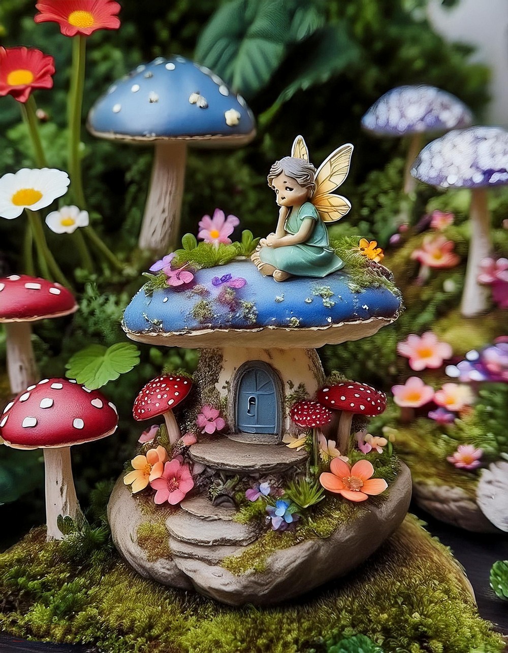 Whimsical Fairy Garden Rocks