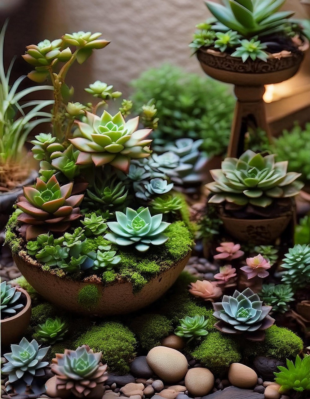 Whimsical Succulent Fairy Gardens