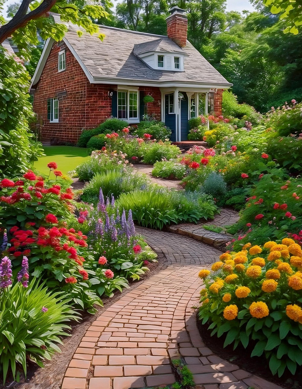 Brick Paver Walkway