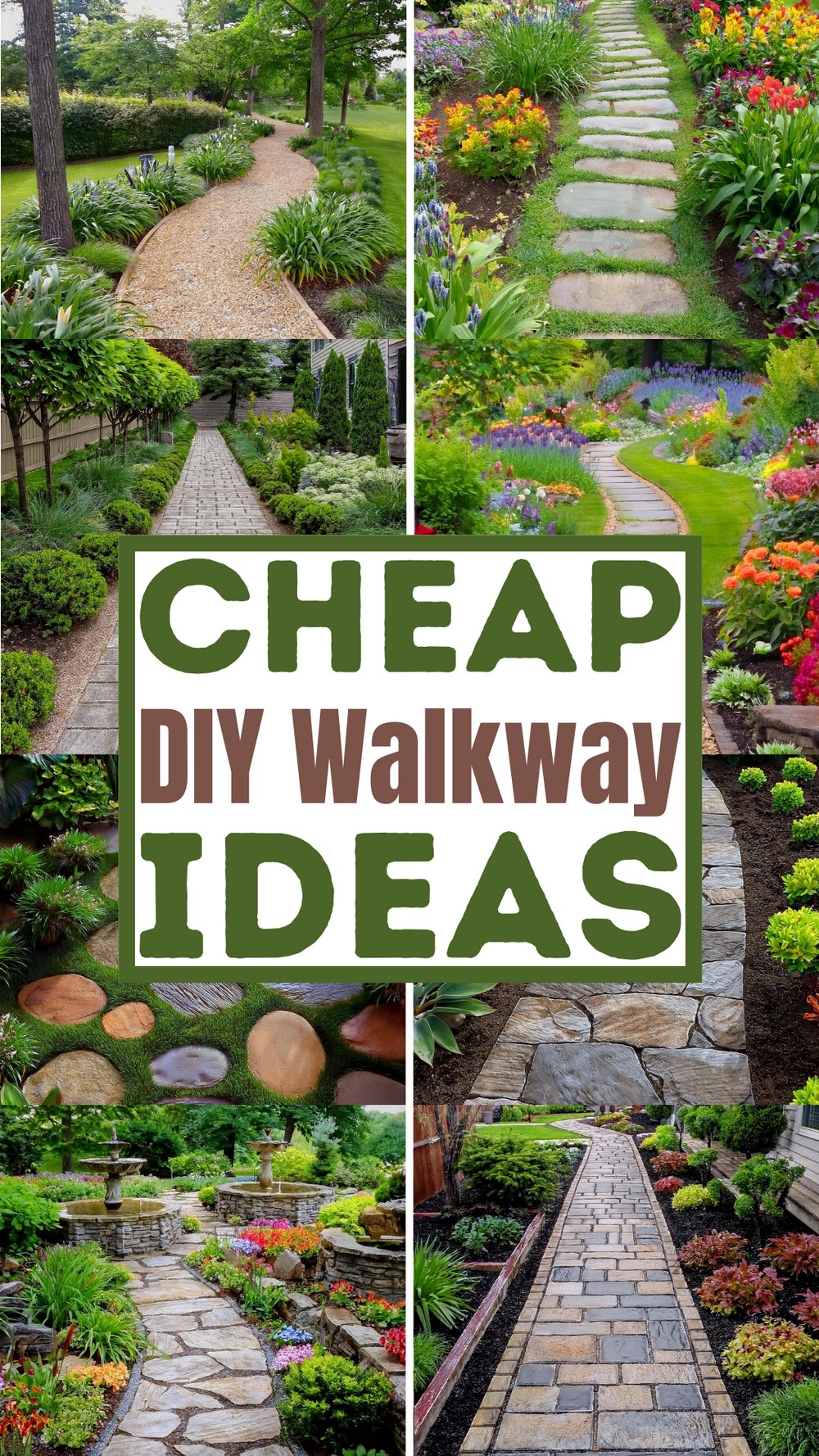 Cheap DIY Walkway Ideas