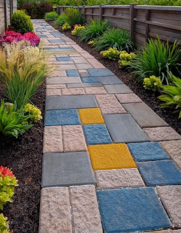 Concrete Paver Pathway