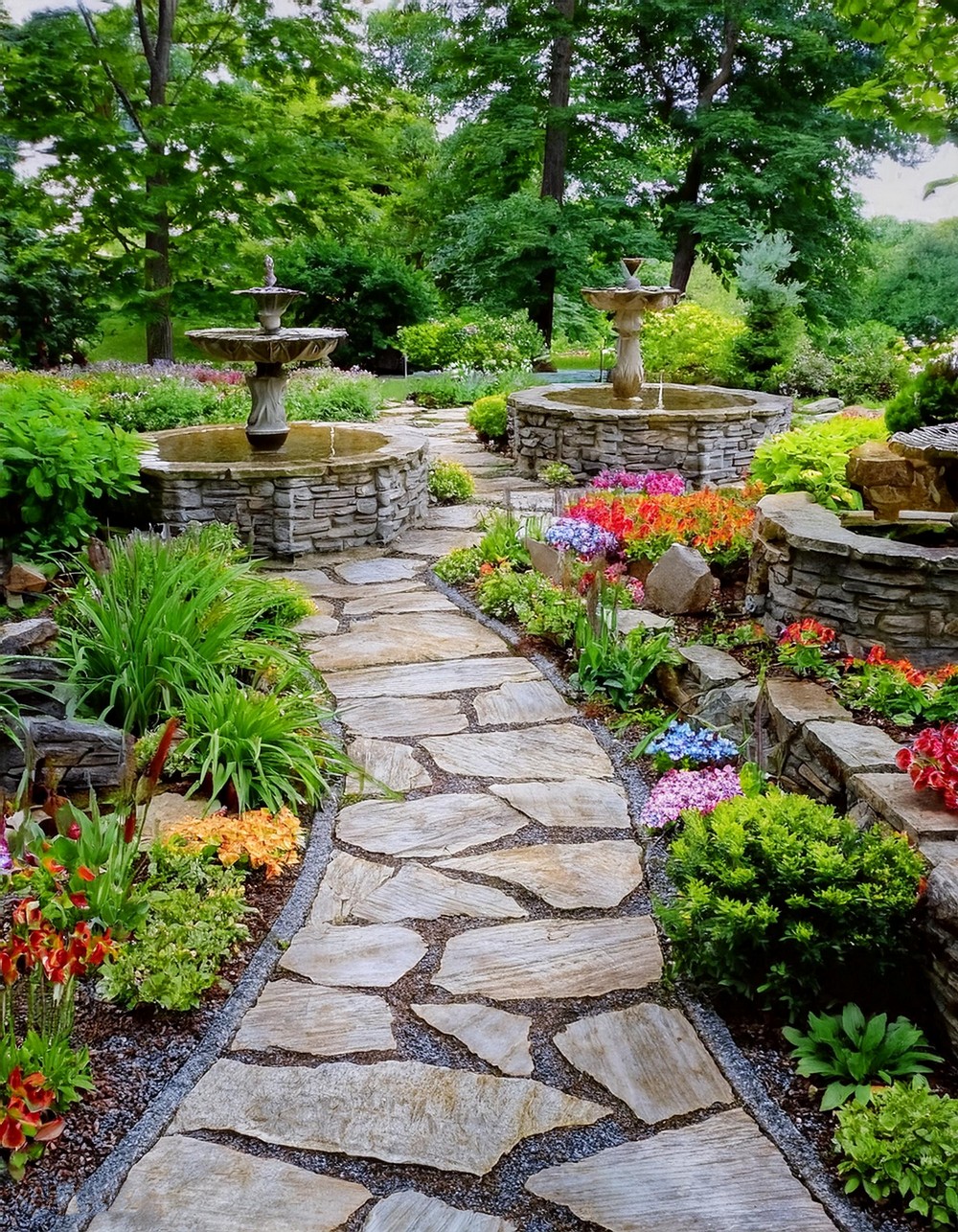 Crushed Stone Walkway