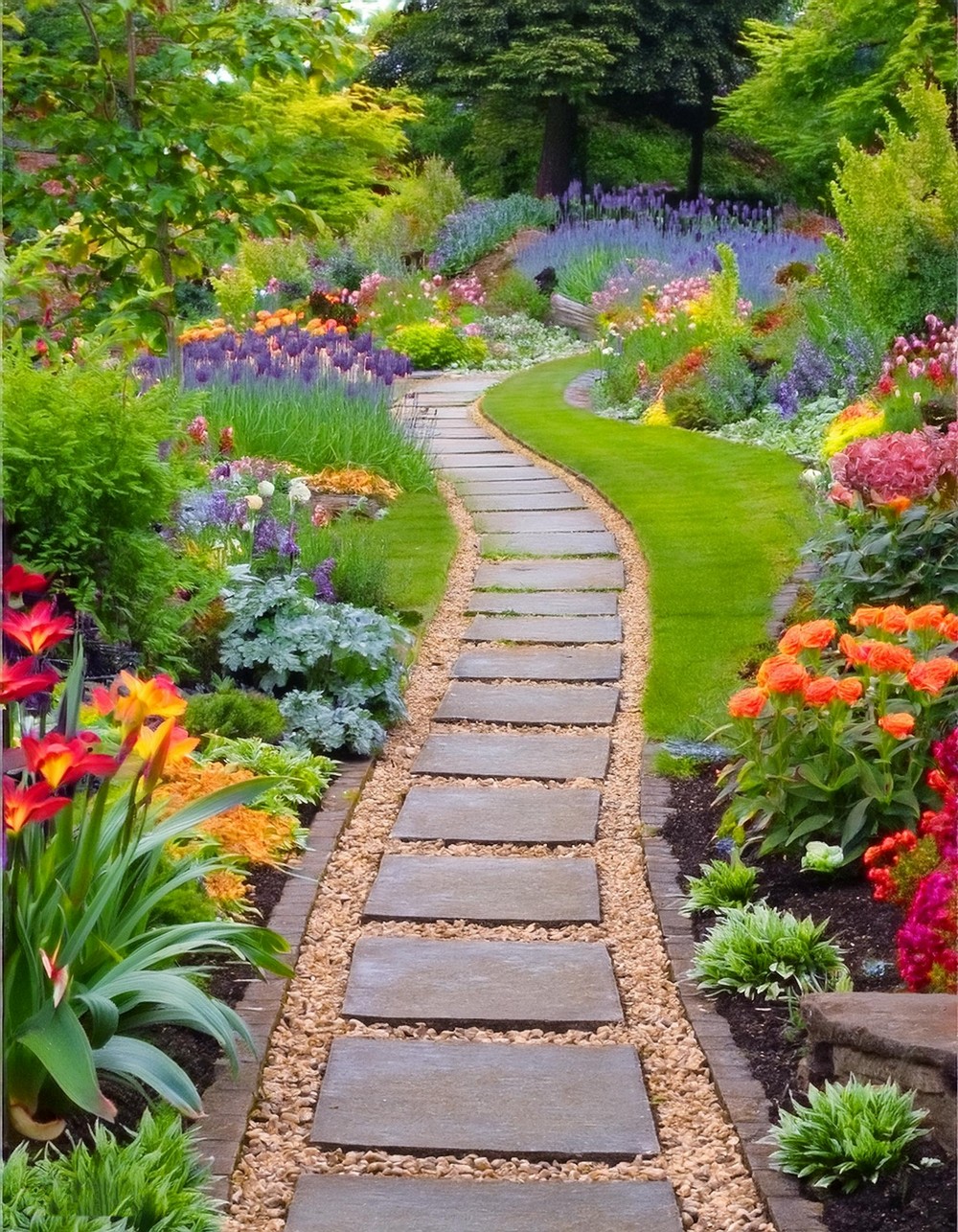 Gravel Path with Edging