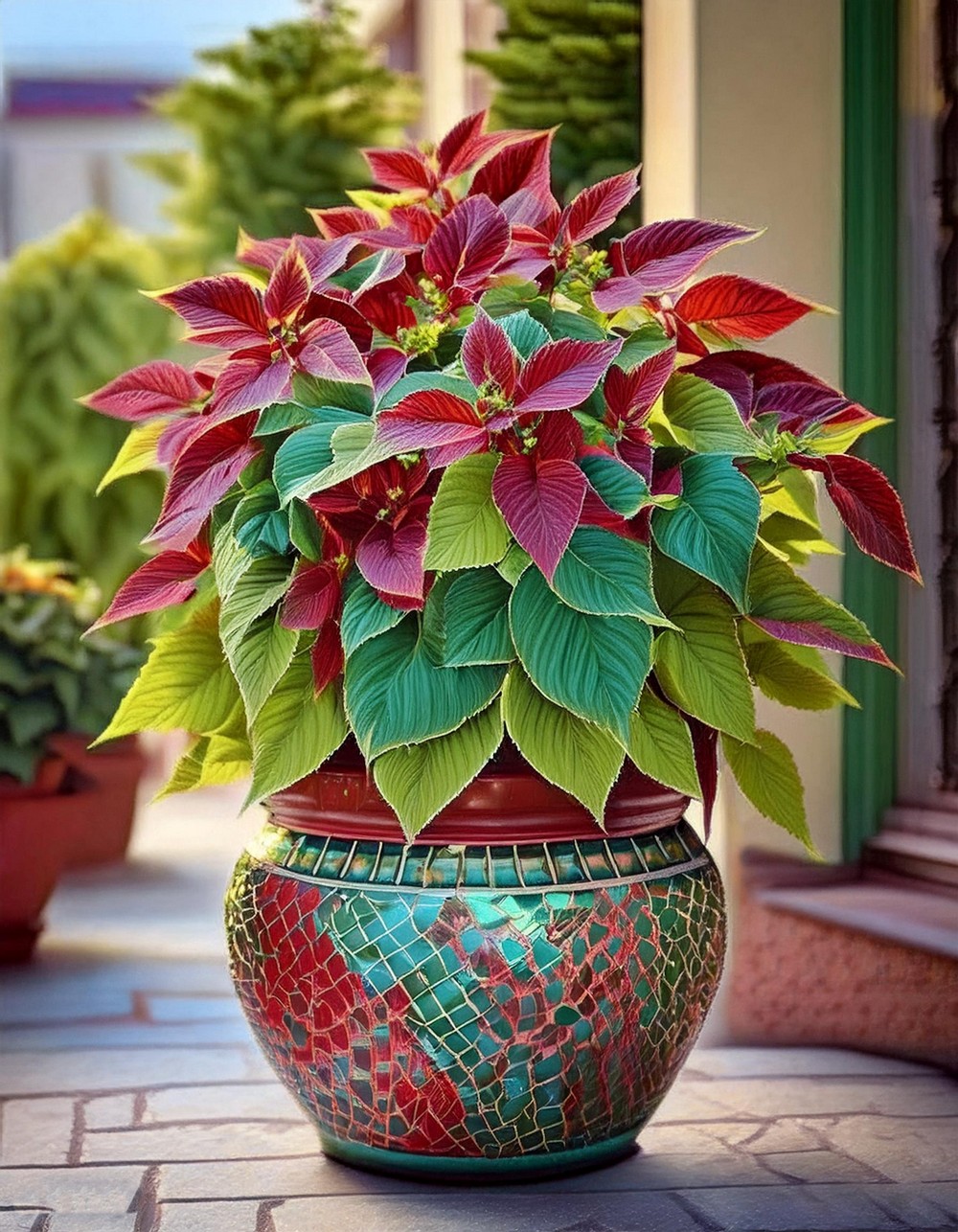 Mosaic Patterned Pot Design