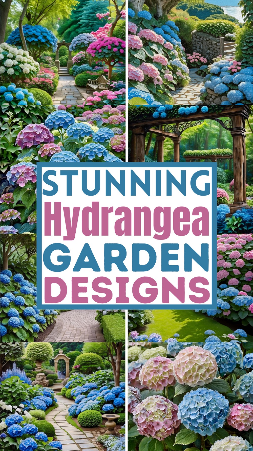 Stunning Hydrangea Garden Designs